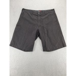 Rawlings Shorts Mens 40 Black Plaid Outdoor Performance Sports Casual‎